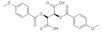 Dibenzoyl-(+)-p-methoxy-D-tartaric acid