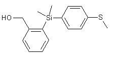 <sup>2-[DiMethyl-(4-Methylsulfanyl-phenyl)-silanyl]-phenyl</sup>-Methanol