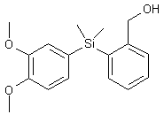 <sup>2-[(3-4-DiMethoxy-phenyl)-diMethyl-silanyl]-phenyl</sup>-Methanol