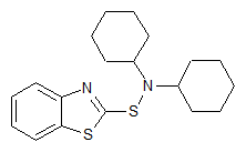 N-N-Dicyclohexyl-2-benzothiazolsulfene amide