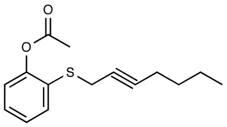 2-(2-Heptynylthio)-phenol Acetate