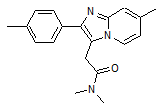 N-N-Dimethyl-2-[7-methyl-2-(4-methylphenyl)imidazo[1-2-α]pyridin-3-yl]acetamide