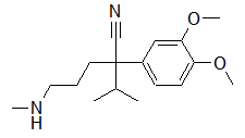 1-Isopropyl-1-N-methylpropylamino-(3-4-dimethoxyphenyl)acetonitrile