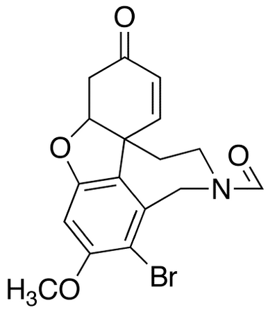 (+/-)-(4aa)-4a,5,9,10,11,12-Hexahydro-1-bromo-3-methoxy]-11-formyl-6H-benzofuran[3a,3,2-e,f][2]benzazepin-6-one