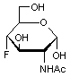 2-Acetamido-2-4-dideoxy-4-fluoro-α-D-glucopyranose
