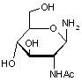 2-Acetamido-2-deoxy-β-D-glucopyranosyl amine