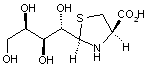2-(D-Arabino-tetrahydroxybutyl)-4(R)-1-3-thiazolidine-4-carboxylic acid