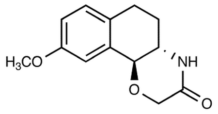 (+)-3,4,4a,5,6,10b-Hexahydro-9-methoxy-2H-naphtho[1,2-β][1,4]oxazin-3-one