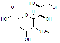 N-Acetyl-2-3-dehydro-2-deoxyneuraminic acid