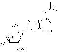 N-omega-(2-Acetamido-2-deoxy-β-D-glucopyranosyl)-N-α-Boc-L-asparagine