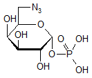 6-Azido-α-D-galactose-1-dihydrogenphosphate