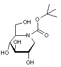 N-Boc-1-5-imino-1-5-dideoxy-D-glucitol