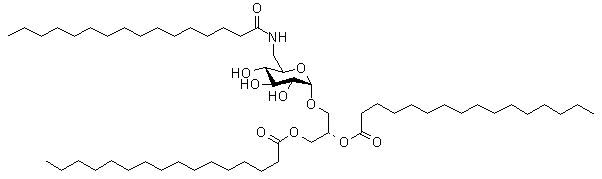 1-2-Dipalmitoyl-3-(N-palmitoyl-6’-amino-6’-deoxy-α-D-glucosyl)-sn-glycerol