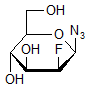 2-Deoxy-2-fluoro-β-D-mannopyranosyl azide