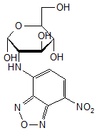 2-Deoxy-2-[(7-nitro-2-1-3-benzoxadiazol-4-yl)amino]-L-glucose