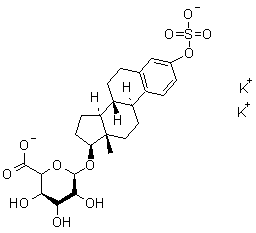 Estradiol 3-sulfate 17b-glucuronide dipotassium salt