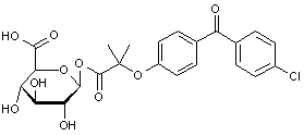 Fenofibryl β-D-glucuronide