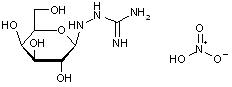 N1-β-D-Galactopyranosylamino-guanidine HNO3