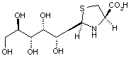 2-(D-Gluco-pentylhydroxypentyl)-4(R)-1-3-thiazolidine-4-carboxylic acid
