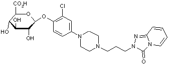 4’-Hydroxytrazodone β-D-glucuronide