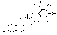 16a-Hydroxyestrone 16-β-D-glucuronide