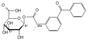 (S)-Ketoprofen β-D-glucuronide
