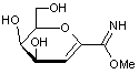 Methyl 2-6-anhydro-3-deoxy-D-lyxo-hept-2-enonimidate
