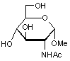 Methyl 2-acetamido-2-deoxy-α-D-glucopyranoside