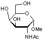 Methyl 2-acetamido-2-deoxy-α-D-galactopyranoside