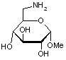 Methyl 6-amino-6-deoxy-α-D-glucopyranoside