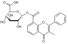 3-Methylflavone-8-carboxylic acid acyl-β-D-glucuronide