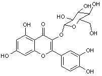 Quercetin 3-β-D-glucopyranoside
