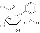 Salicylic acid phenolic D-glucuronide