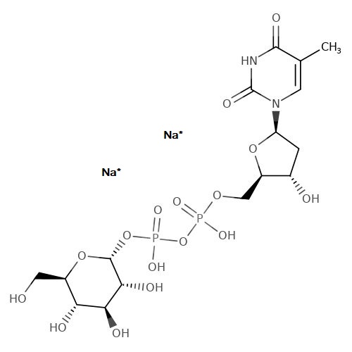 Thymidine-5’-diphosphate-D-glucose disodium salt