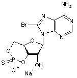 8-Bromoadenosine 3’-5’-cyclic monophosphorothioate- Rp-isomer sodium salt