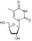 3’-Deoxy-5-methyluridine