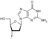 2’-3’-Dideoxy-3’-fluoroguanosine