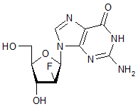 9-(2’-Deoxy-2’-fluoro-β-D-arabinofuranosyl)guanine