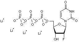 2’-Deoxy-2’-fluorouridine-5’-triphosphate tetra lithium salt