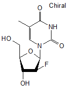 1-(2-Deoxy-2-fluoro-β-D-arabinofuranosyl)-5-methyluracil