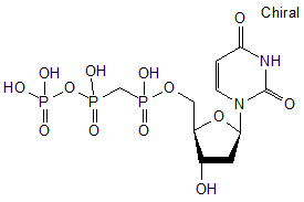 2’-Deoxyuridine-5’-[(α-b)-methyleno]triphosphate sodium salt - 10 mM aqueous solution