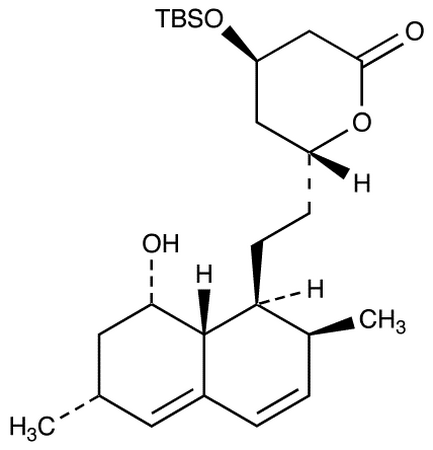 6(R)-[2-(8(S)-Hydroxy]-2(S),6(R)-dimethyl-1,2,6,7,8,8a(R)-hexahydro-1(S)-naphthyl]ethyl-4(R)-(t-butyl-dimethylsilyl)oxy-3,4,5,6-tetrahydro-2H-pyran-2-