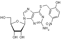 S-(2-Hydroxy-5-nitrobenzoyl)-6-thioguanosine