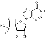 Inosine-3’-5’-cyclic-monophosphate free acid