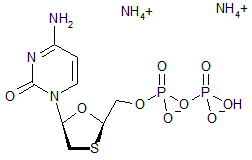 Lamivudine 5’-diphosphate ammonium salt