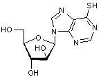 6-Thio-9-(b-D-arabinofuranosyl)purine