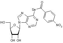 4’-Nitrobenzoyl-6-selenoinosine