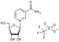 β-icotinamide riboside triflic acid salt