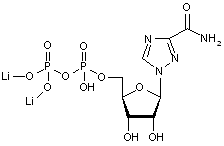 Ribavirin 5’-diphosphate lithium salt