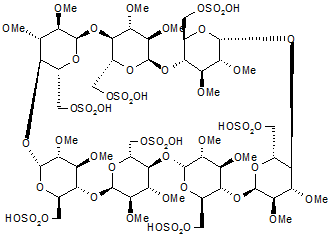 2-3-Dimethyl-cyclodextrin-6-hydrogen sulfate- sodium salt